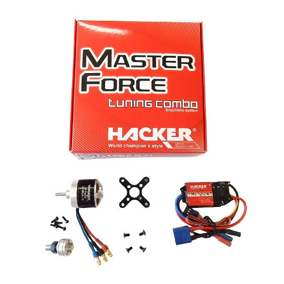 Hacker Brushless Set Master Force 2830CA-12 KV 980 & MC22A