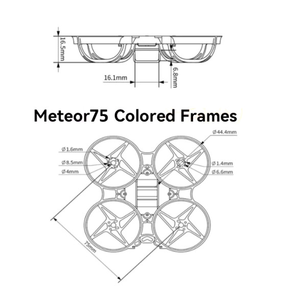 BetaFPV Meteor75 Whoop Frames