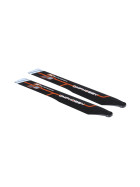 OMPHOBBY M2 EVO Hauptrotorblätter 190mm (2) Charm Orange