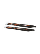 OMPHOBBY M1 EVO Hauptrotorblätter 125mm (2) Orange