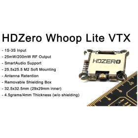 HDZero Whoop LITE VTX 1-3S Digital HD