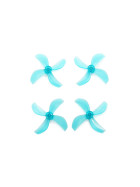 NewBeeDrone 31mm AZI Micro 4-Blatt, 1mm Welle, Whoop Prop Teal