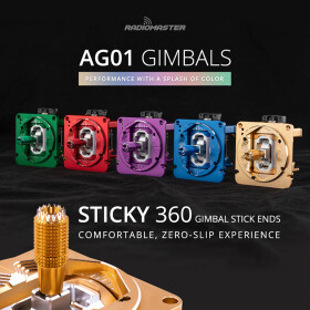 RadioMaster AG01 CNC COLOR Hall Gimbal Set TX16S MKII/BOXER