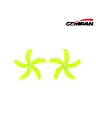 Gemfan 101mm D4-5 4" 5-Blatt Propeller 5mm Welle yellow