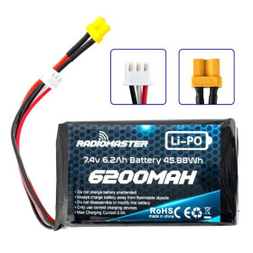 Radiomaster 2S 7,4V 6200mAh Lipo Senderakku Pack
