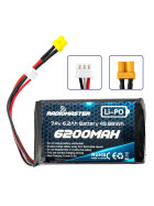 Radiomaster 2S 7,4V 6200mAh Lipo Senderakku Pack