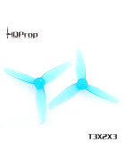 HQProp 3020 Durable 3" 3-Blatt Propeller, TMount light blue
