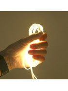 Flexible COB LED Streifen, 5V, 320LEDs, selbstklebend, teilbar, 1m Ice Blau