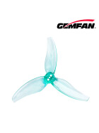 Gemfan 3630 Hurricane 3,6" 3-Blatt FPV Propeller, 1.5mm T-Mount Clear Green