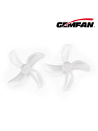 Gemfan 31mm 4-Blatt 1209 Propeller, 1mm Welle, 8 Stück clear