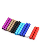 M2 x 30mm Aluminium Spacer, M2, geriffelt, 1 Stück Rot