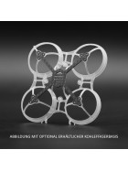 NewBeeDrone Cockroach V3 65mm Brushless Ultra Light Frame Jade Weiß