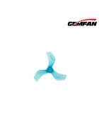 Gemfan 40mm 3-Blatt Propeller 1635, 1,5mm Welle, 8 Stück blau