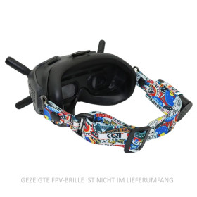 FPV Goggle Strap HD FPV Brillen, Druckknopf