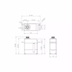 MKS 3x HV93 und 1x HV93i HV Digital Servo Combo