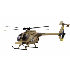 AFX MD500E Militär Brushless 4-Kanal 325mm Helikopter 6G RTF Flecktarn