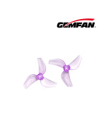 Gemfan 31mm 3-Blatt 1219S Propeller, 1mm Welle, 8 Stück clear purple