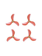 NewBeeDrone 31mm AZI Micro 3-Blatt, 0,8mm Welle, Whoop Prop Red