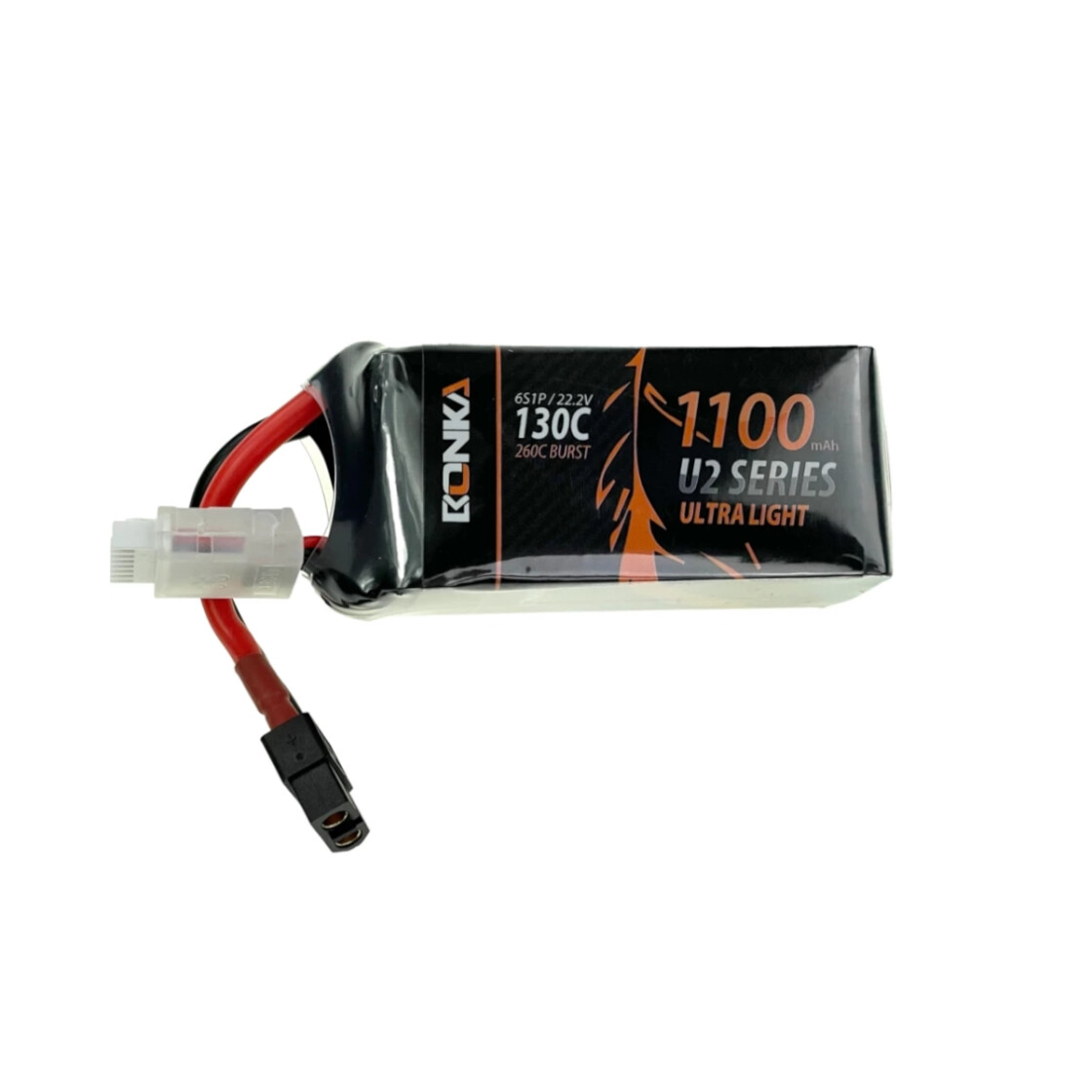 BONKA 22,2V 6S 1100mAh 130C/260C Lipo I RC-HANGAR15, 34,99