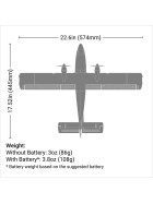 E-Flite UMX Twin Otter BNF Basic with AS3X and SAFE