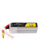 4S 15,2V 750mAh 95C HV XT30 Lipo Akku long - TATTU