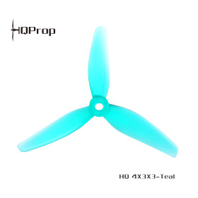 HQProp 4030 Durable 4" 3-Blatt Propeller, teal