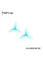 HQProp 31mm ULTRALIGHT 3-Blatt Propeller, 1mm Welle, 1.2x0.9x3 Teal