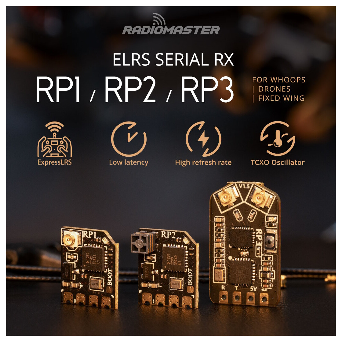RadioMaster RP2 V2 ELRS 2.4GHz Nano Empfänger I RC-HANGAR15, 22,99