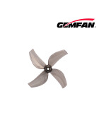 Gemfan 40mm 4-Blatt Propeller 1613, 1,5mm Welle Clear Grey