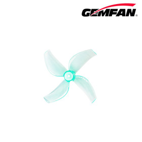 Gemfan 40mm 4-Blatt Propeller 1613, 1,5mm Welle Aquamarine