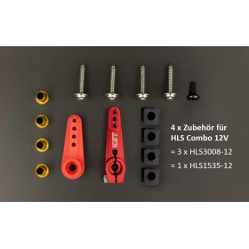 KST Servo 12V HLS Servo Combo, 3x HLS3008-12, HLS1535-12