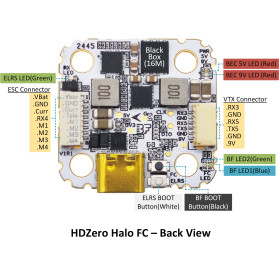 HDZero HALO FC H7 Gemini ELRS (MPU6000 Version)