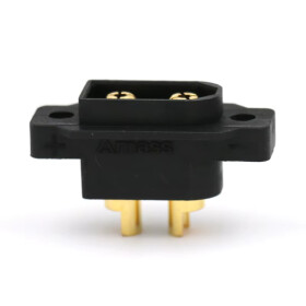 XT60, fester XT60 Hochstromstecker, 10 Stück, schwarz