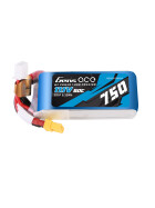 3S 11,1V 750mAh 60C Lipo GensAce Omp M2 EVO/M2 V3, Goosky S2