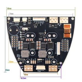 TBS Lucid MOJITO FPV Wing PDB, bis 14S Lipo