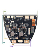 TBS Lucid MOJITO FPV Wing PDB, bis 14S Lipo