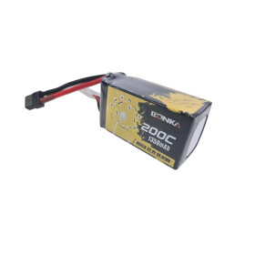 BONKA 22,2V 6S 1350mAh 200C/400C FPV Lipo Akku XT60