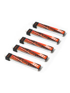 1S 4,35V 300mAh BT2.0 75C HV Lipo, BetaFPV LAVA, 5 Stück