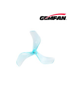 Gemfan 2216 2,2" 3-Blatt Propeller, 1.5mm Welle, 8 Stück Clear Blue
