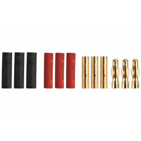 Goldkontakt-Stecksystem 3,0mm, AMASS, 3 Paare