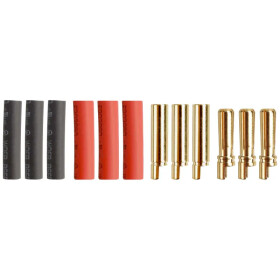 Goldkontakt-Stecksystem 4,0mm, AMASS, 3 Paare