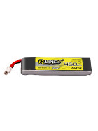 1S 3,8V 450mAh 95C HV Lipo BT2.0, R-Line, 4 Stück