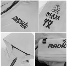 Radiomaster leichte Windbraker Jacke mit abnehmbarer Kapuze, 4 Farben Schwarz 4XL