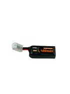 BONKA 7,4V 2S 400mAh 50C Lipo XHR3 Omphobby M1