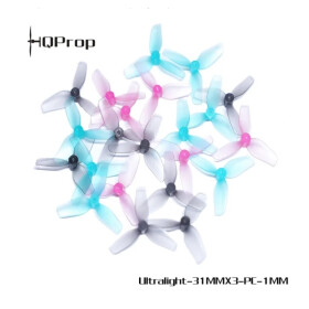 HQProp 31mm ULTRALIGHT 3-Blatt Propeller, 1mm Welle,...