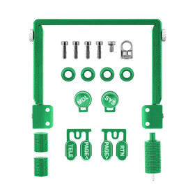 RadioMaster TX15 CNC Alu Upgrade Parts Set Grün