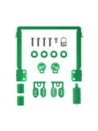 RadioMaster TX15 CNC Alu Upgrade Parts Set Grün