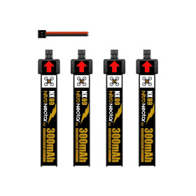 NewBeeDrone Nitro Nectar Gold NX69 300mAh 1S 80C HV LiPo,...