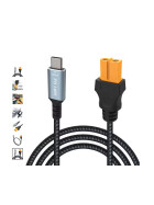 Typ-C auf XT60-Adapterkabel, USB-C-Stecker auf XT60-Buchse, PD 140W Ladekabel