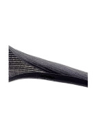 Geflechtschlauch, selbstverschließend, 10mm, 1m lang, schwarz